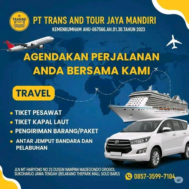 tentang PT Trans And Tour Jaya Mandiri | Transportasi dan Tiketing / Jasa Travel dan Ticketing Terbaik Jawa Kalimantan